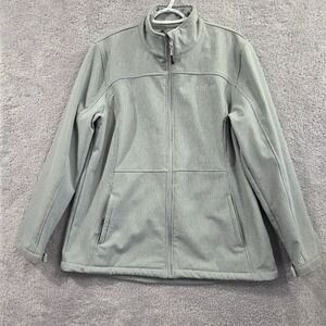 Magellan Outdoors Women's XXL Hickory Canyon Softshell Jacket Gray Classic Fit
